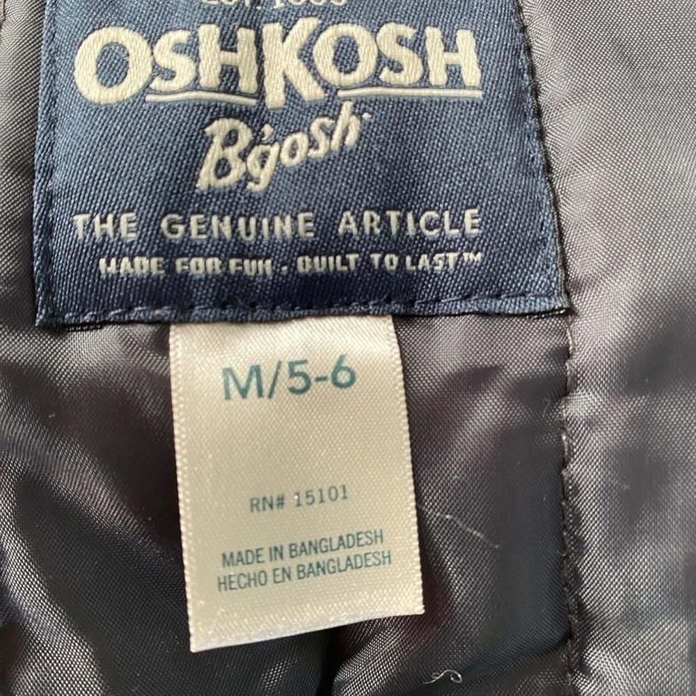Oshkosh Unisex Snow Overalls- Size: Medium (5-6)